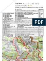 Road Book Tenailles 2012-B