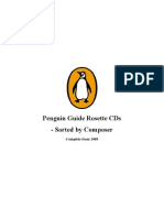 Penguin Guide Rosette CDs