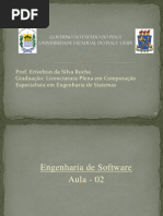 Aula-02 de Engenharia de Software UESPI 2011-1