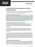 (Hay Group Article) Creating High Performing Organization