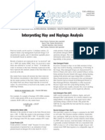 Exex4002 Interpreting Hay and Haylage Analysis