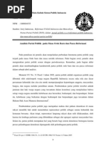 Download Analisis Partai Politik Pada Masa Orde Baru Dan Pasca Reformasi by Rista Sanjaya SN105494821 doc pdf