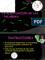 La acentuación