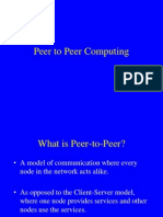 Peer To Peer Computing