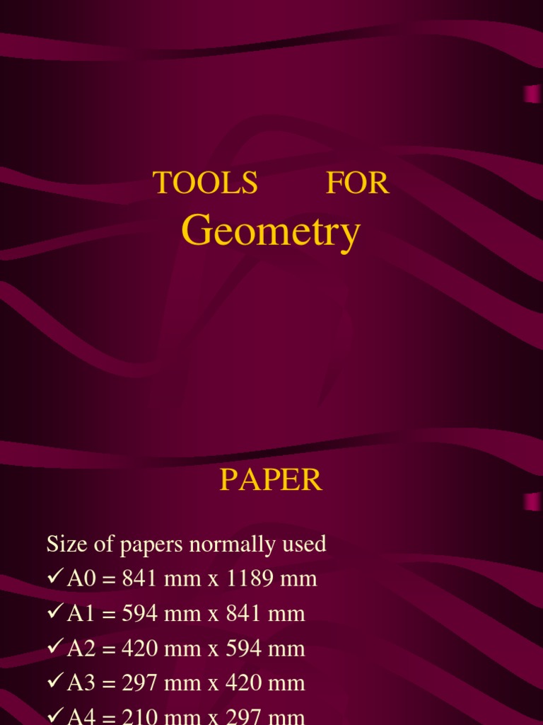 Manual Drafting Tools For Engineering Drawing | PDF | Technical Drawing ...
