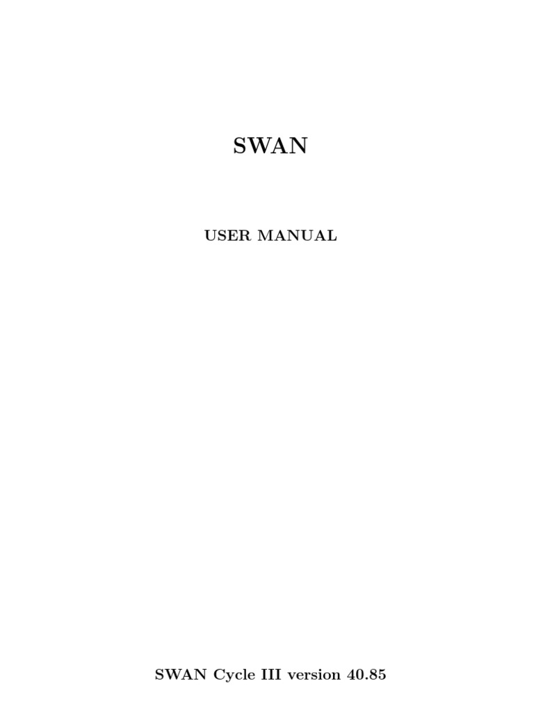 Swan Use | PDF | Waves | Cartesian Coordinate System