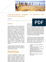 2009 05 Community-Driven Mapping For Resource and Environment Management - Synexe Knowledge Note