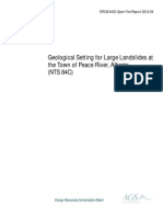 Open File Report 2012-04 Geological Setting for Large Landslides at the Town of Peace River, Alberta (NTS 84C)