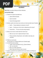Second Quarter EAPP - FIDP | PDF
