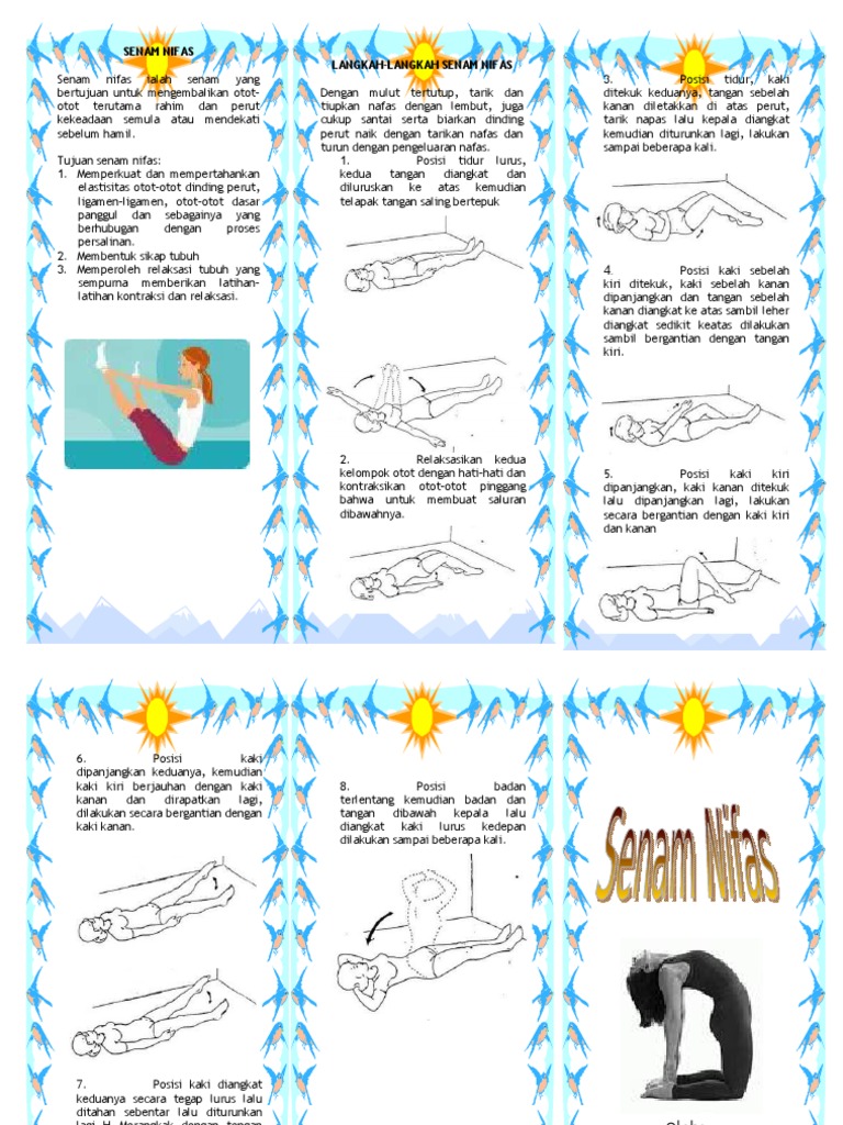 Leaflet Senam Nifas 