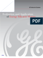  Evaluation and Application of Energy Efficient Motors