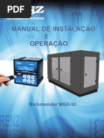 Multimedidor para Grupo Moto Gerador Manual MGG 92