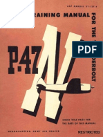 1945 AAF Manual 51 127 4 Pilot S Training Manual For The P 47N Thunderbolt