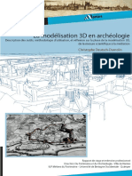 Mémoire Professionnel Universitaire, "La Modélisation 3D en Archéologie, de La Mesure Scientifique À La Médiation", Christophe DEUTSCH-DUMOLIN