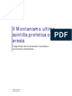 Il Montanismo Ultima Scintilla Profetica o Eresia.