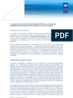 Indice de Desarrollo Político. PNUD. Uruguay