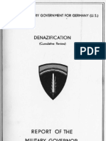 Office of the Military Government for Germany - Denazification (en, 1948, 174 S., Scan)