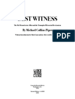 Piper, Michael - Best Witness - The Mel Mermelstein Affair and the Triumph of Historical Revisionism (en, 2003, 144 S., Text)
