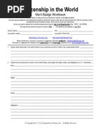 Printables Citizenship In The World Worksheet citizenship in the world merit badge worksheet scouting boy world