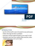 Membrane Process Desalination