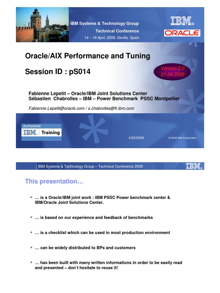 OracleAIX Performance and Tuning | PDF | Business