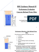 BSF Guidance Manual #5: Performance Evaluation Concrete Biosand Water Filter