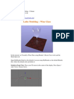 Lathe Modeling - Wine Glass: Nhirsig@tufts - Edu