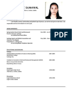 Sample of Resume