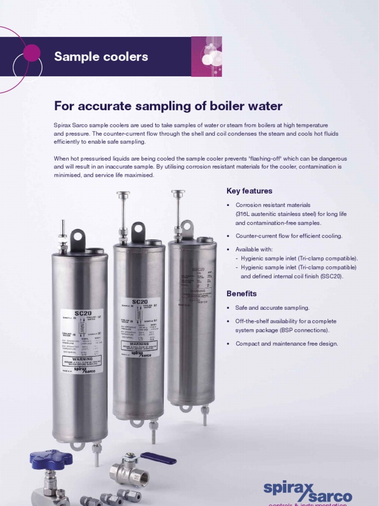 Sample Cooler PDF Boiler Water