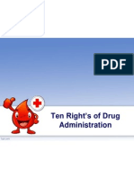 Ten Right's of Drug Administration