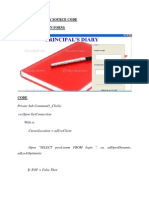 Principal'S Diary Source Code Form 1 (Log in Form)