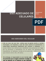 Uso Adecuado de Celulares - Trabajo