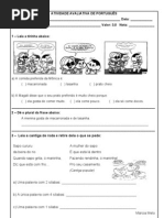 atividades português, matemática, história