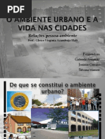 ambiente urbano e percepção humana