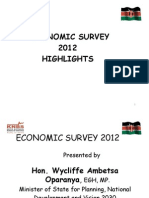 Economic Survey 2012