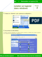 Désinstaller Un Porgramme / Logiciel Sous Windows
