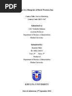 Download Blueprint of Hotel Service by Kamrun S Nahar SN105604914 doc pdf