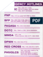 Emergency Hotlines Philippines