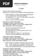 LETRÁRIO - CANTATA EMANUEL