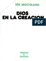 Moltmann, Jurgen - Dios en La Creacion