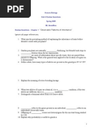 Download Unit 4 Genetics Review Questions by kylev SN10562289 doc pdf