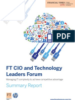 Ft Hp Cio Event Summary Report (a4) Final Version