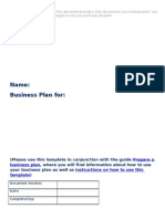 Business Plan Template v8.4