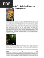 Religiosidade Na America Portuguesa