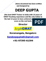 GMAT Intro Session Handout Solutions