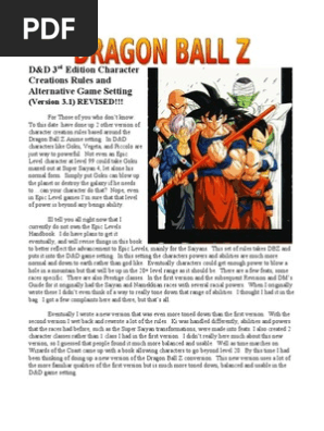 Dragon Ball Z D Version 3 Dungeons Dragons 