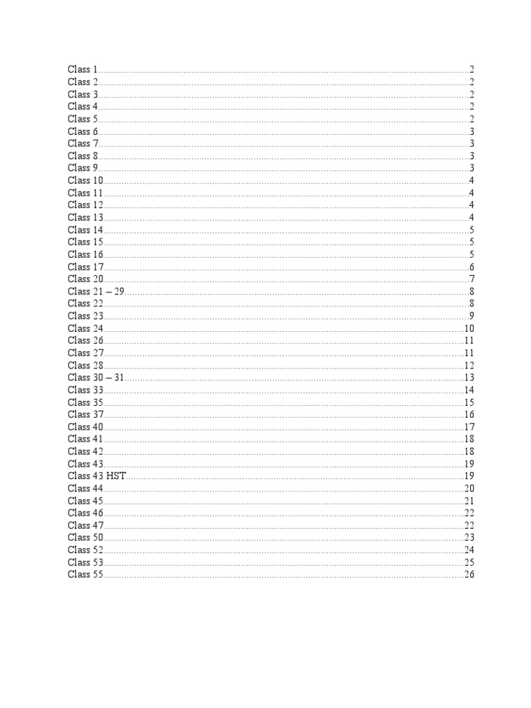 British Diesel Locomotive Classes List | PDF | Propulsion | Rolling Stock