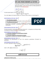 Resolución de Indeterminaciones