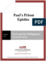 Paul's Prison Epistles - Lesson 5 - Forum Transcript