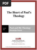 Download The Heart of Pauls Theology - Lesson 1 - Forum Transcript by Third Millennium Ministries SN105657243 doc pdf